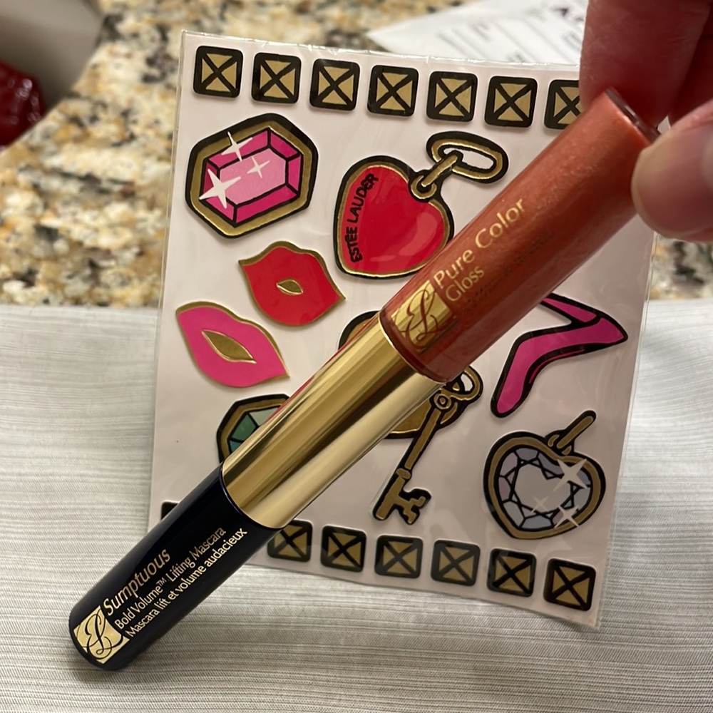ESTEE LAUDER the winner tool NEW Exclusive edition! Gloss lipstick and mascara. - Picture 4 of 10